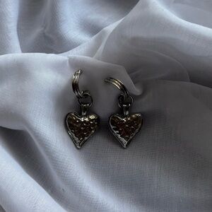 Dangle Heart Earrings
